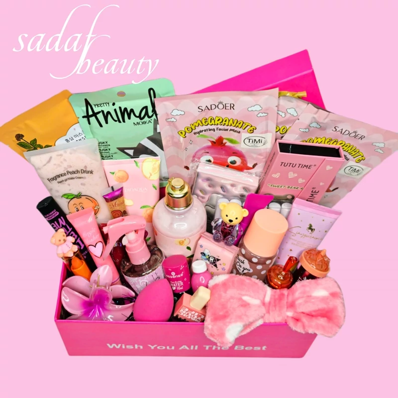 پک آرایشی صورتی کد080